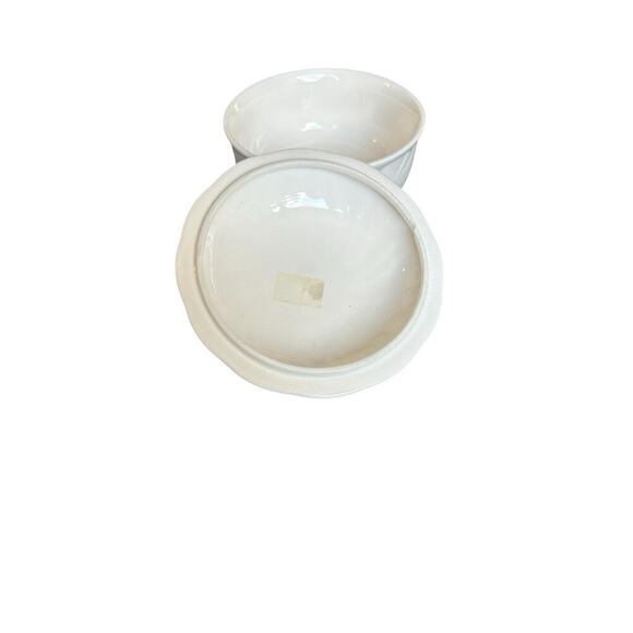 Amourex Blanc Sophie Creative Design Covered Relish Dish Vintage Porcelain - Picture 6 of 9